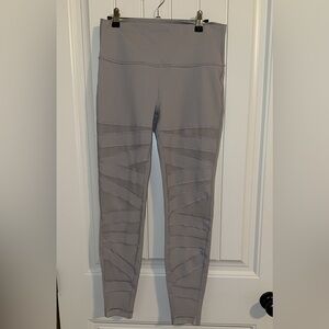 Lululemon Wunder Under Pant Hi-Rise Tech Mesh 28" Size 10 Dark Chrome